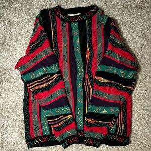 Norm Thompson Multicolor Striped Sweater